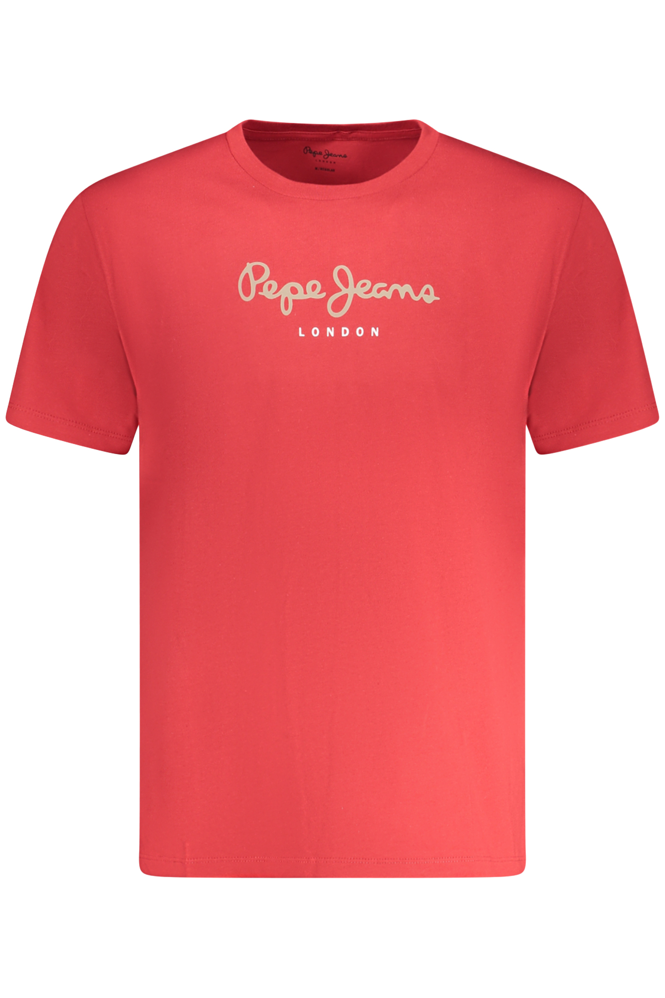 PEPE JEANS T-SHIRT MANICHE CORTE UOMO ROSSO
