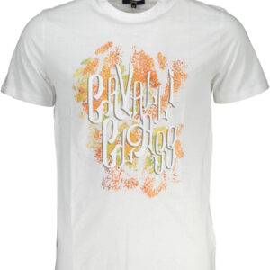 CAVALLI CLASS T-SHIRT MANICHE CORTE UOMO BIANCO