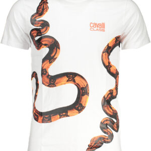 CAVALLI CLASS T-SHIRT MANICHE CORTE UOMO BIANCO