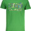 CAVALLI CLASS T-SHIRT MANICHE CORTE UOMO VERDE
