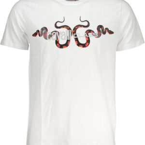 CAVALLI CLASS T-SHIRT MANICHE CORTE UOMO BIANCO