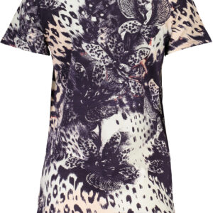 CAVALLI CLASS T-SHIRT MANICHE CORTE DONNA ROSA