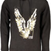 CAVALLI CLASS FELPA SENZA ZIP UOMO NERO