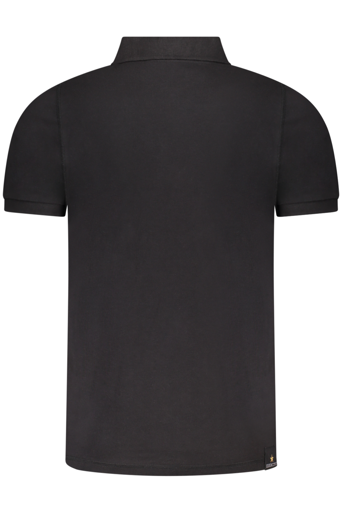 ACCADEMIA MILITARE POLO MANICHE CORTE UOMO NERO