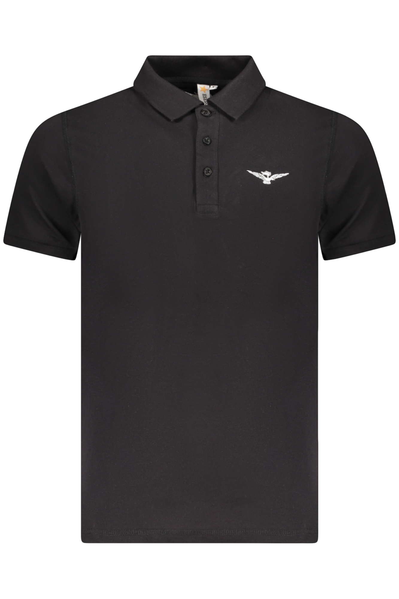 ESERCITO 1659 POLO MANICHE CORTE UOMO NERO