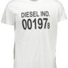 DIESEL T-SHIRT MANICHE CORTE UOMO BIANCO