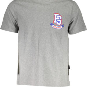 PLEIN SPORT T-SHIRT MANICHE CORTE UOMO GRIGIO
