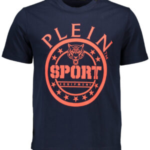 PLEIN SPORT T-SHIRT MANICHE CORTE UOMO BLU