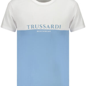 TRUSSARDI T-SHIRT MANICHE CORTE UOMO AZZURRO