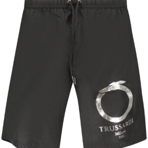 TRUSSARDI PANTALONE SHORT UOMO NERO