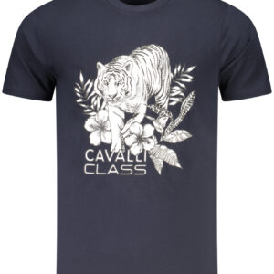CAVALLI CLASS T-SHIRT MANICHE CORTE UOMO BLU