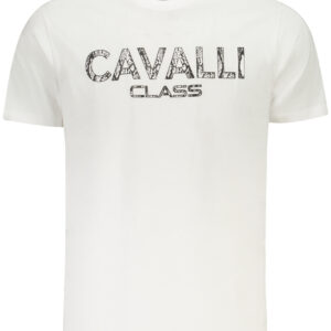 CAVALLI CLASS T-SHIRT MANICHE CORTE UOMO BIANCO