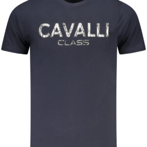 CAVALLI CLASS T-SHIRT MANICHE CORTE UOMO BLU