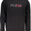 U.S. GRAND POLO FELPA SENZA ZIP UOMO NERO