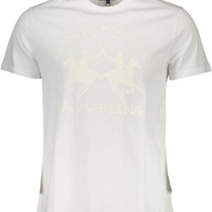 LA MARTINA T-SHIRT MANICHE CORTE UOMO BIANCO