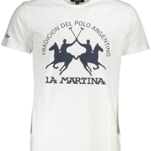 LA MARTINA T-SHIRT MANICHE CORTE UOMO BIANCO