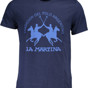 LA MARTINA T-SHIRT MANICHE CORTE UOMO BLU