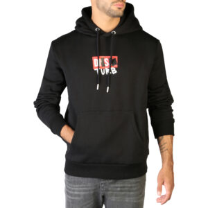 Diesel S-GIRK-HOOD-B8_0GRAL Uomo Nero 127886