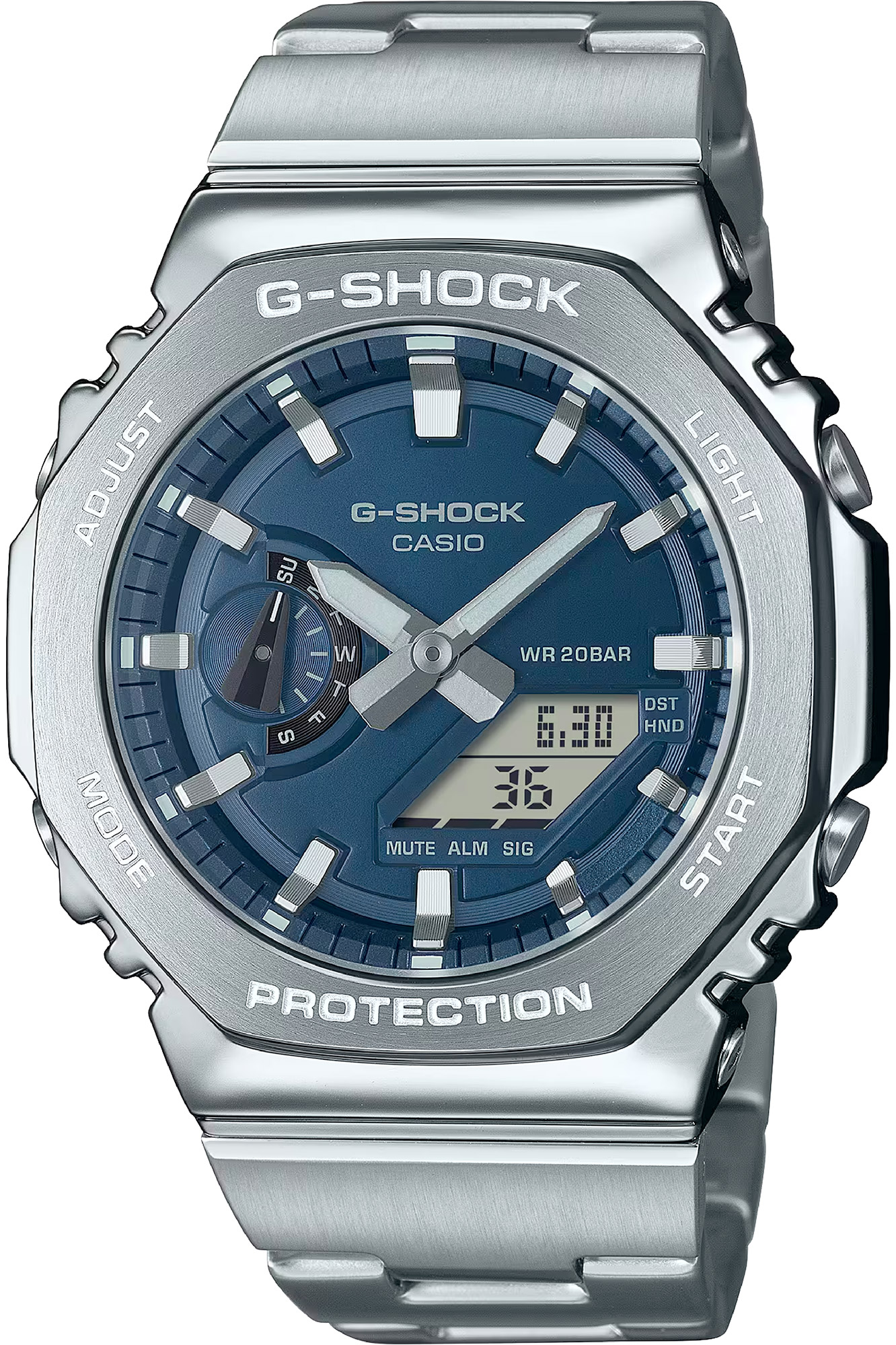 Casio GM-2110D-2BER Uomo Grigio 148367