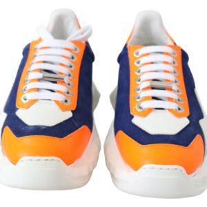Electric Elegance Leather Mix Sneakers