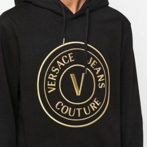 Chic Black Hooded Sweatshirt