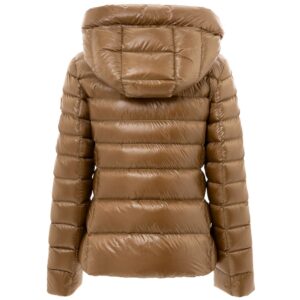 Brown Polyamide Jackets & Coat