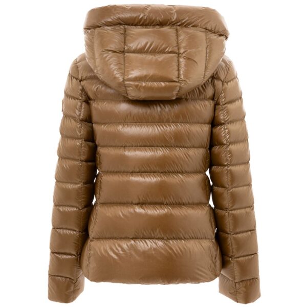 Brown Polyamide Jackets & Coat