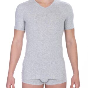 Gray Cotton Men T-Shirt