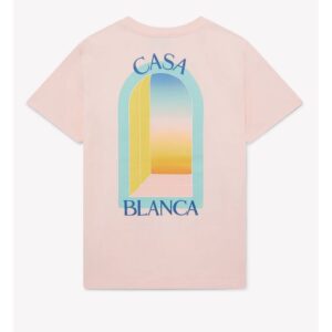 Pink Cotton Men T-Shirt