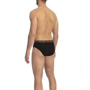 Black Cotton Men's Brief Pack