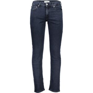 Elevated Blue Jeans with Signature Contrast Detail