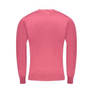 Red Viscose Men Sweater