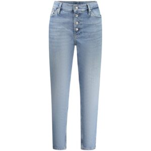 Light Blue Cotton Jeans & Pant