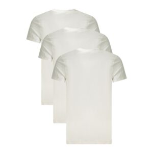 White Cotton Men T-Shirt