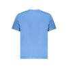 Light Blue Cotton Men T-Shirt