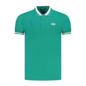 Green Cotton Polo Shirt