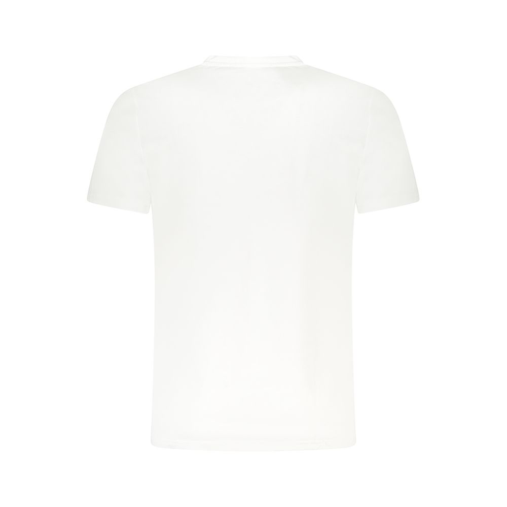 White Cotton Men T-Shirt