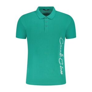Green Cotton Polo Shirt