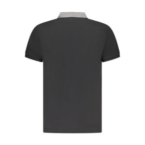 Black Cotton Polo Shirt