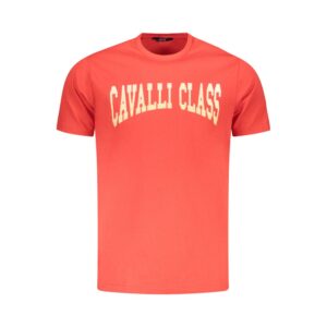 Red Cotton Men T-Shirt