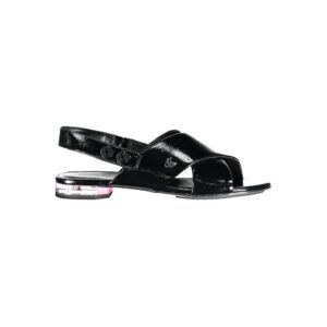 Black Polyethylene Women Sandal