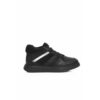 Black Cowhide Women Sneaker