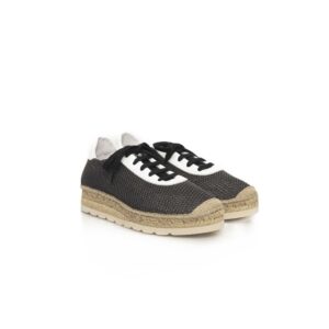 Black Calfskin Men Sneaker