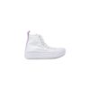 White Fabric Sneaker