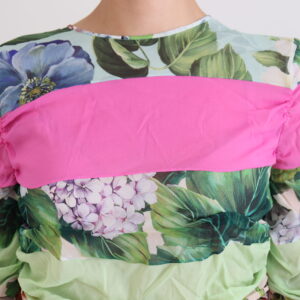 Floral Sheath Bodycon Silk Dress