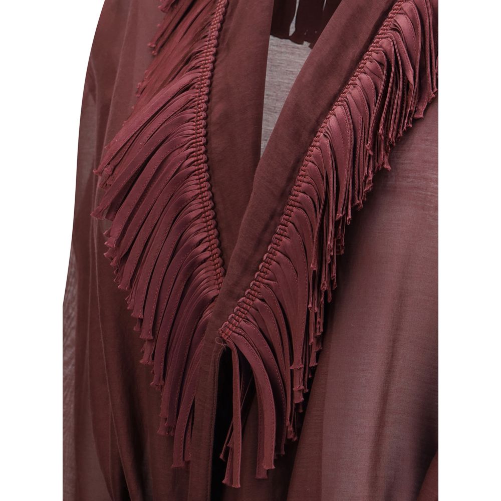 Fringed Long Dress