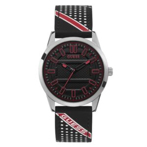 Black Silicone Watch