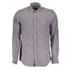 Purple Cotton Men Shirt