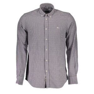 Purple Cotton Men Shirt