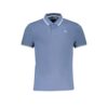 Blue Cotton Polo Shirt